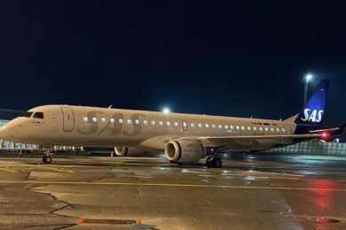 SAS Links første fly er ankommet til København