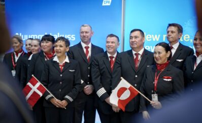 Air Greenland åbner den første rute mellem Københavns Lufthavn og Nuuk