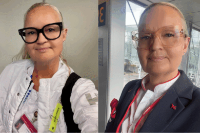 Marianne er både kabinechef i Norwegian og sygeplejerske: ”Jeg trives i arbejdet med at hjælpe mennesker”