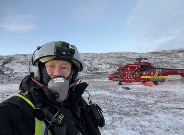 Paw og hans kolleger redder liv i Grønlands mest ufremkommelige områder