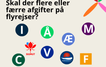 Overblik: Skal der flere eller færre afgifter på flyrejser?