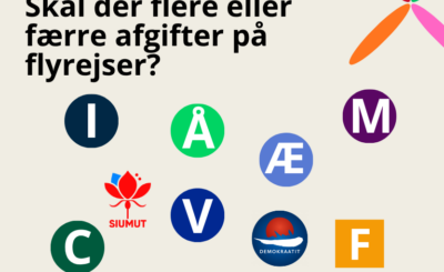 Overblik: Skal der flere eller færre afgifter på flyrejser?