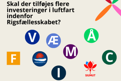 Overblik: Skal der tilføjes flere investeringer i luftfart indenfor Rigsfællesskabet?