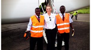 12 år som pilot i Afrika: Birgitte Johansen har fløjet med diamanter og tidligere børnesoldater