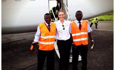 12 år som pilot i Afrika: Birgitte Johansen har fløjet med diamanter og tidligere børnesoldater